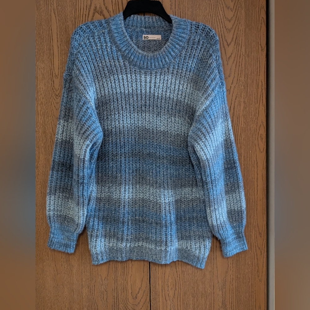 SO Blue Knit Sweater from Kohls
